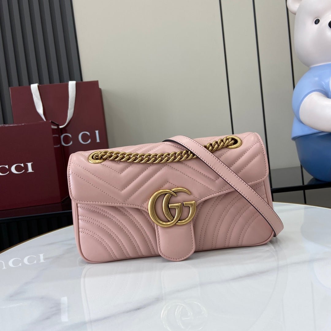 GG Marmont Flap Bag – Luxury Inspired Cowhide Leather Design