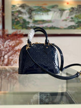 Grand Blue Epi Leather Alma Handbag – Designer Inspired Bags