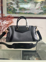 Gray - Blue Biker MM Shoulder Bag – Designer Inspired Bags