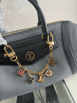 Gray - Blue Biker MM Shoulder Bag – Designer Inspired Bags