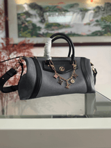 Gray - Blue Biker MM Shoulder Bag – Designer Inspired Bags