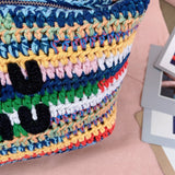 Handmade Multicolored Crochet Pouch Bag