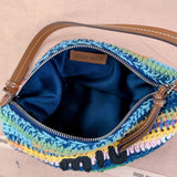 Handmade Multicolored Crochet Pouch Bag