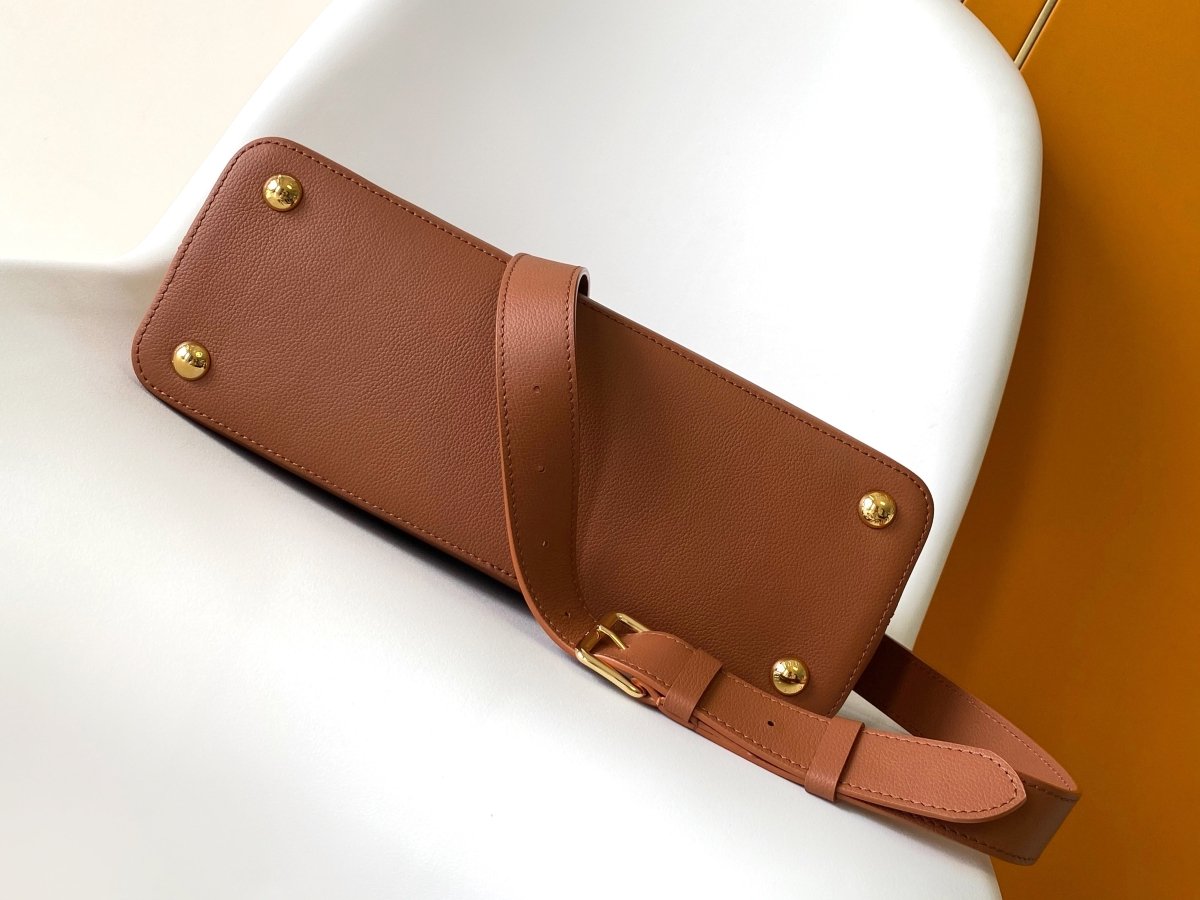 Hazelnut Brown Capucines Medium Handbag – Designer Inspired Bags