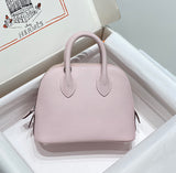 Classic Mini Structured Leather Top-Handle Bag