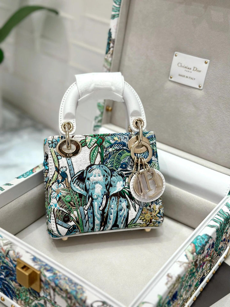 Lady Dior Ultra-Mini Limited Edition Embroidered Bead Bag