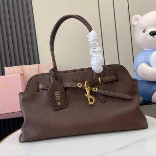 Aventure Nappa Leather Top-Handle Bag