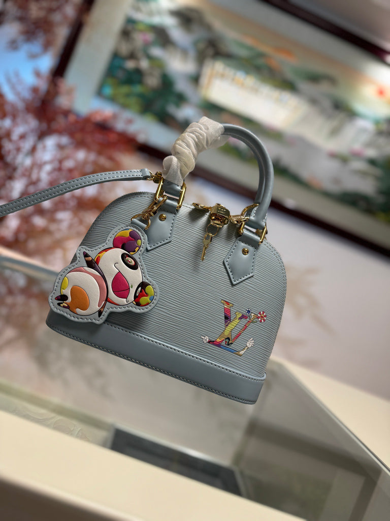 Vibrant Epi Leather Alma Handbag – Designer Inspired Bags