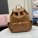 Convertible Full-Leather Backpack with Modern Minimal Design