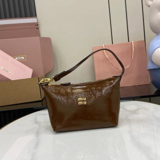 Naplak Patent Leather Small Tote