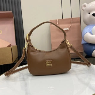 Matelassé Leather Hobo Bag