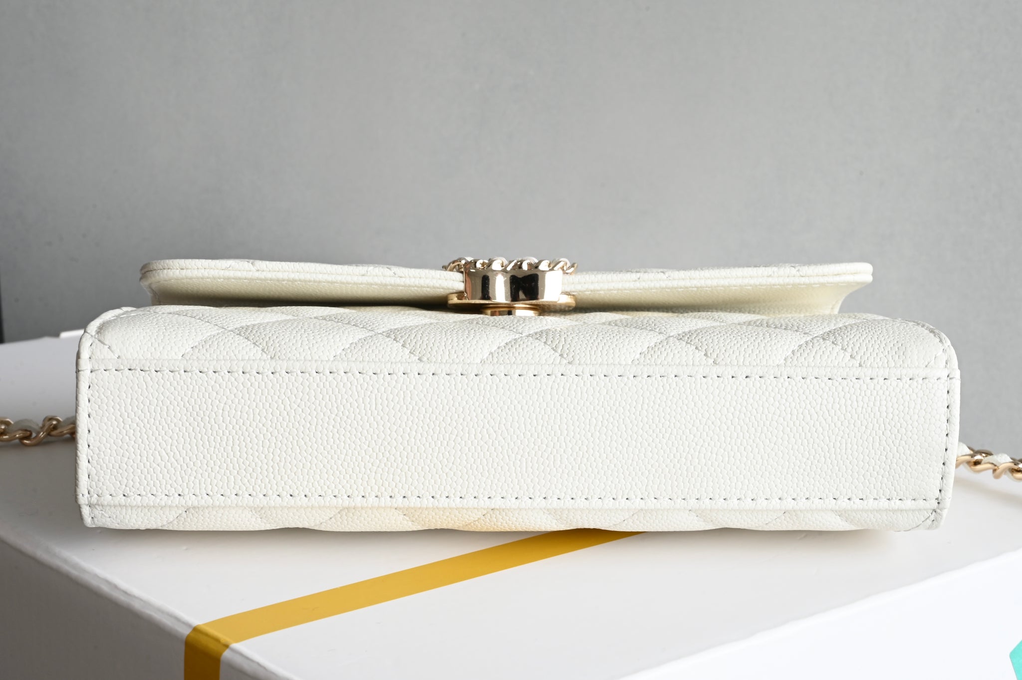 Elegant Top-Handle Mini Shoulder & Phone Bag Golden Hardware