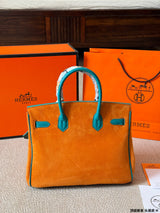 Classic Premium Leather Top-Handle Tote