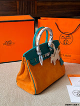 Classic Premium Leather Top-Handle Tote