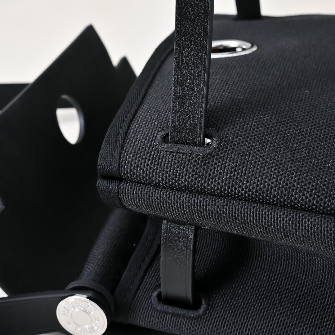 Mini Patchwork Leather Tote with Silver Buckle