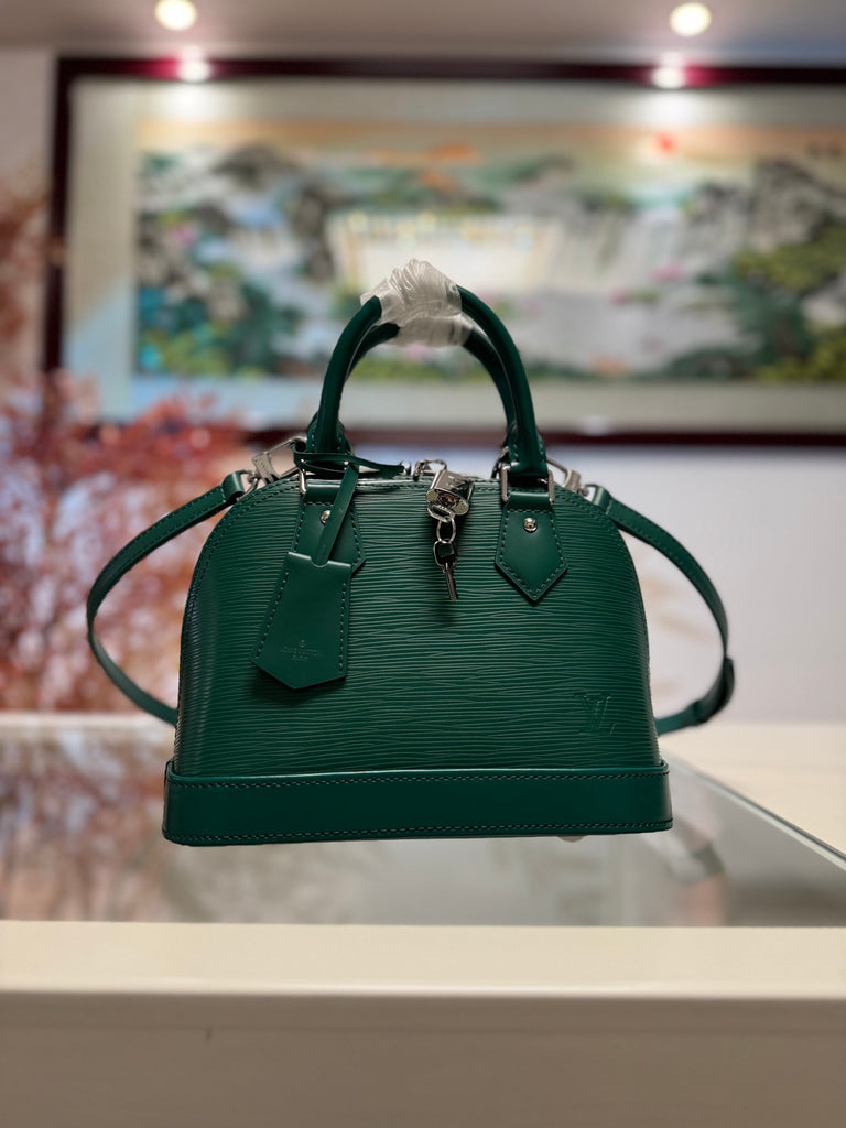 Borneo Green Structured Dome Bag – Designer Inspired Bags