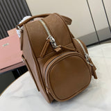 Structured Nappa Leather Shoulder Bag