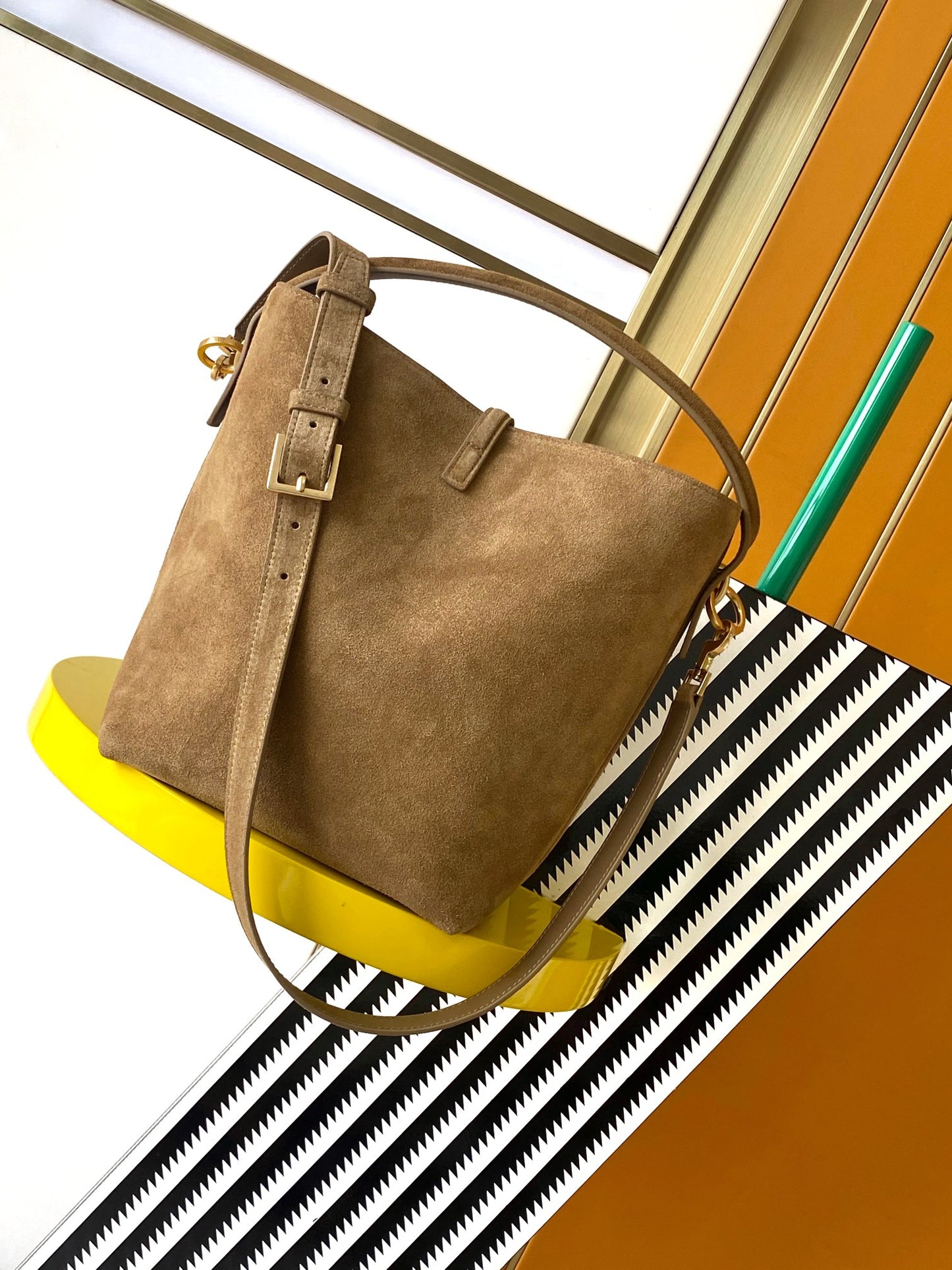 Le 5A7 Small Suede Bucket Bag | Designer Inspired Bags