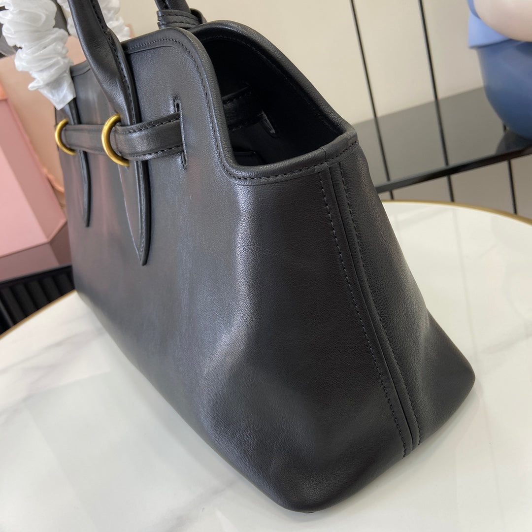 Aventure Nappa Leather Top-Handle Bag