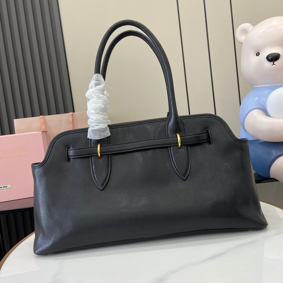 Aventure Nappa Leather Top-Handle Bag