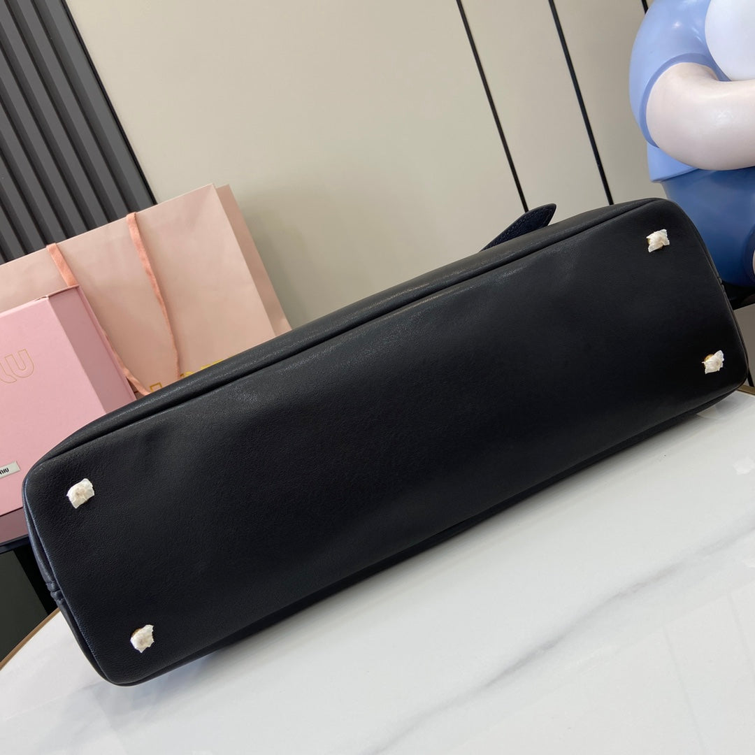 Aventure Nappa Leather Top-Handle Bag