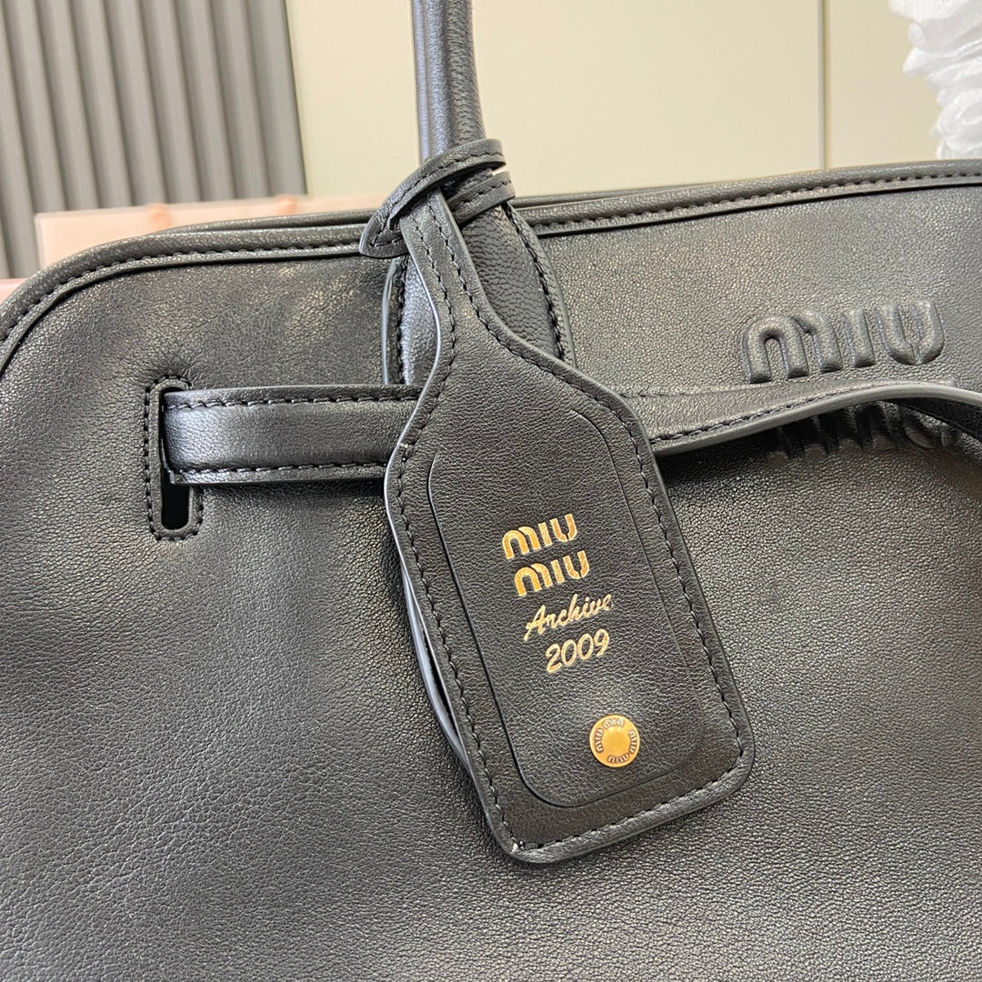 Aventure Nappa Leather Top-Handle Bag