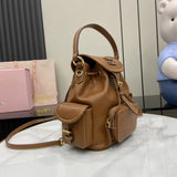 Elegant Calfskin Convertible Backpack