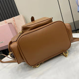 Elegant Calfskin Convertible Backpack