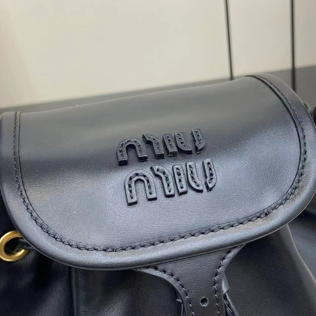 Convertible Full-Leather Backpack with Modern Minimal Design