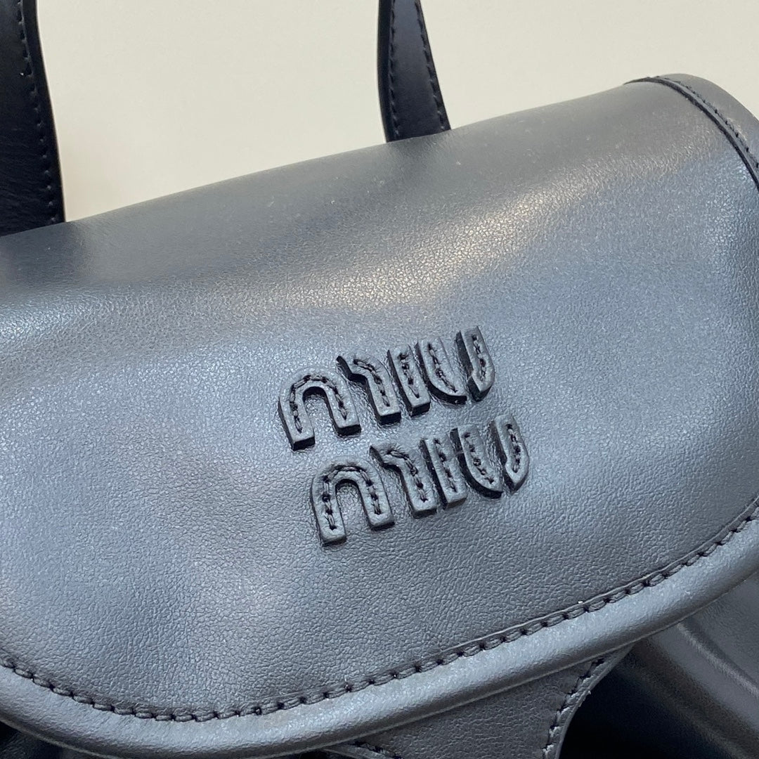 Convertible Full-Leather Backpack with Modern Minimal Design