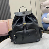 Convertible Full-Leather Backpack with Modern Minimal Design