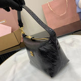 Naplak Patent Leather Small Tote