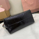 Naplak Patent Leather Small Tote