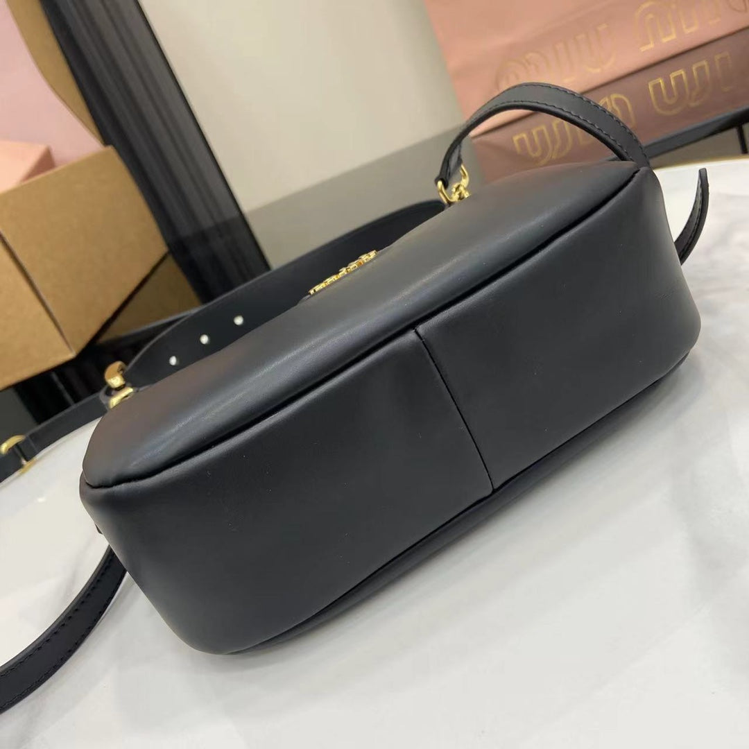 Matelassé Leather Hobo Bag