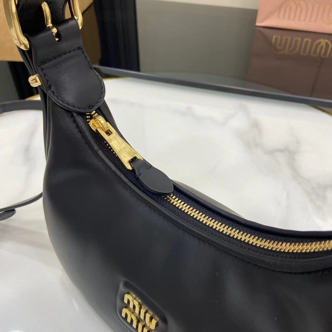 Matelassé Leather Hobo Bag