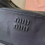 Nappa Leather Pocket Shoulder Bag