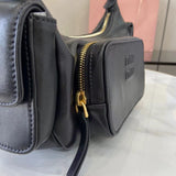 Nappa Leather Pocket Shoulder Bag