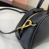 Leather Top-Handle Bag
