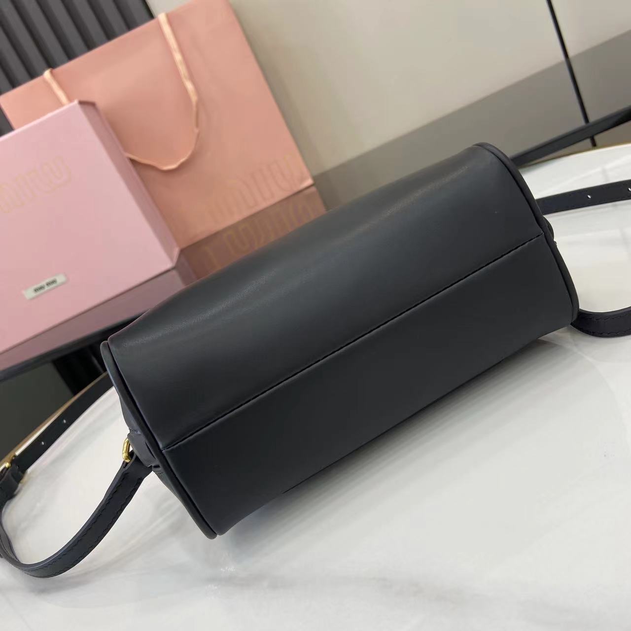 Leather Top-Handle Bag