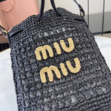Woven Raffia Mini Bag