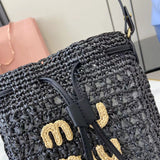 Woven Raffia Mini Bag