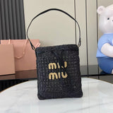 Woven Raffia Mini Bag