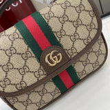 Monogram Canvas Small Top Handle Bag with Leather Trim