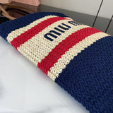 Ivy Striped Crochet Tote Bag