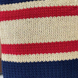 Ivy Striped Crochet Tote Bag