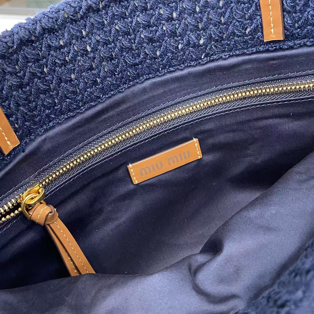 Ivy Striped Crochet Tote Bag