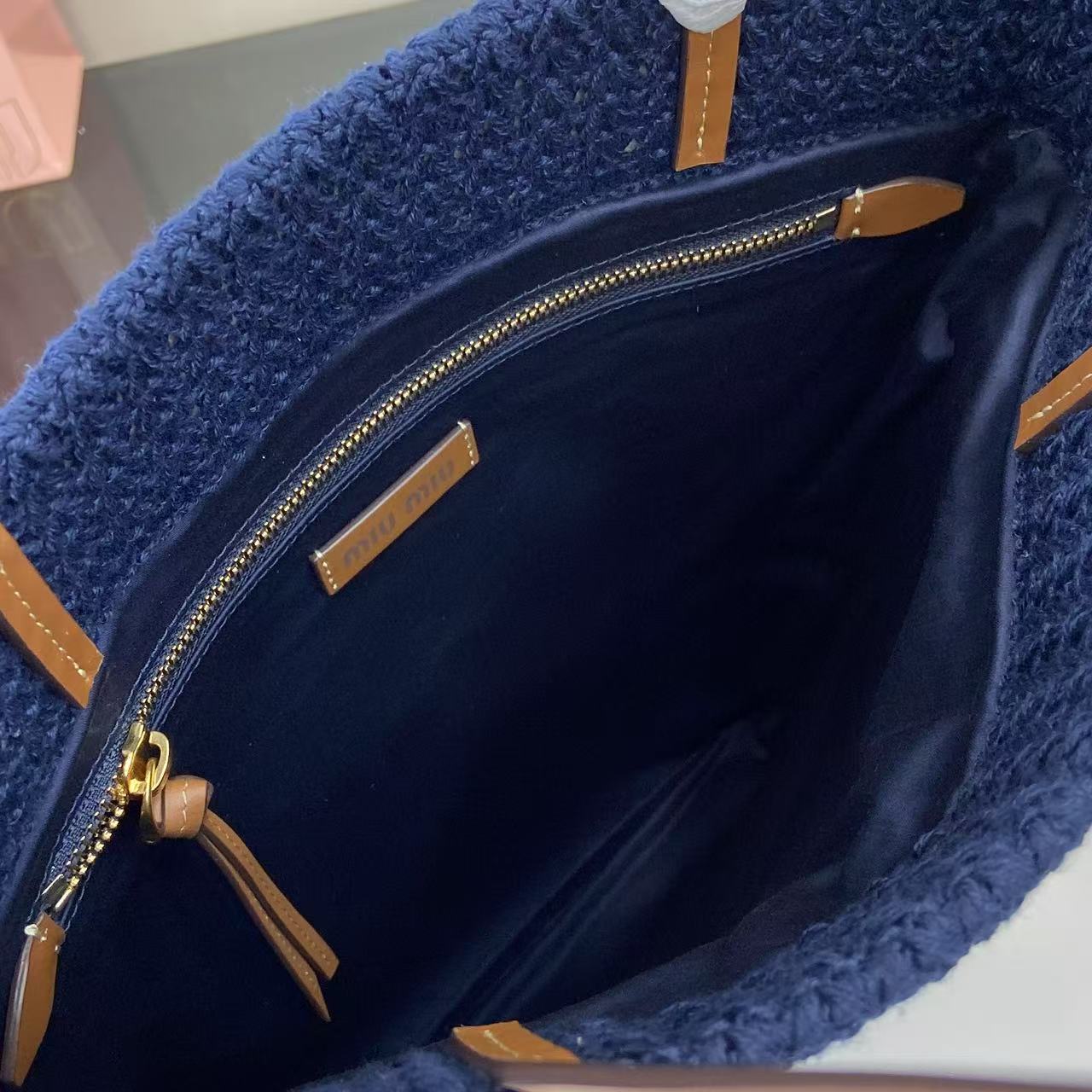 Ivy Striped Crochet Tote Bag