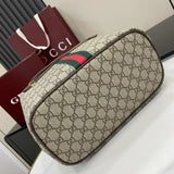 Monogram Medium Backpack with Leather Trim