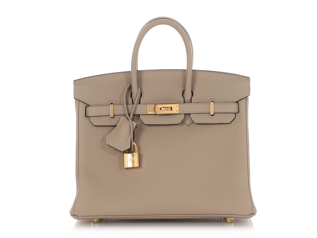 Classic Birkin Handbag with Gold Hardware