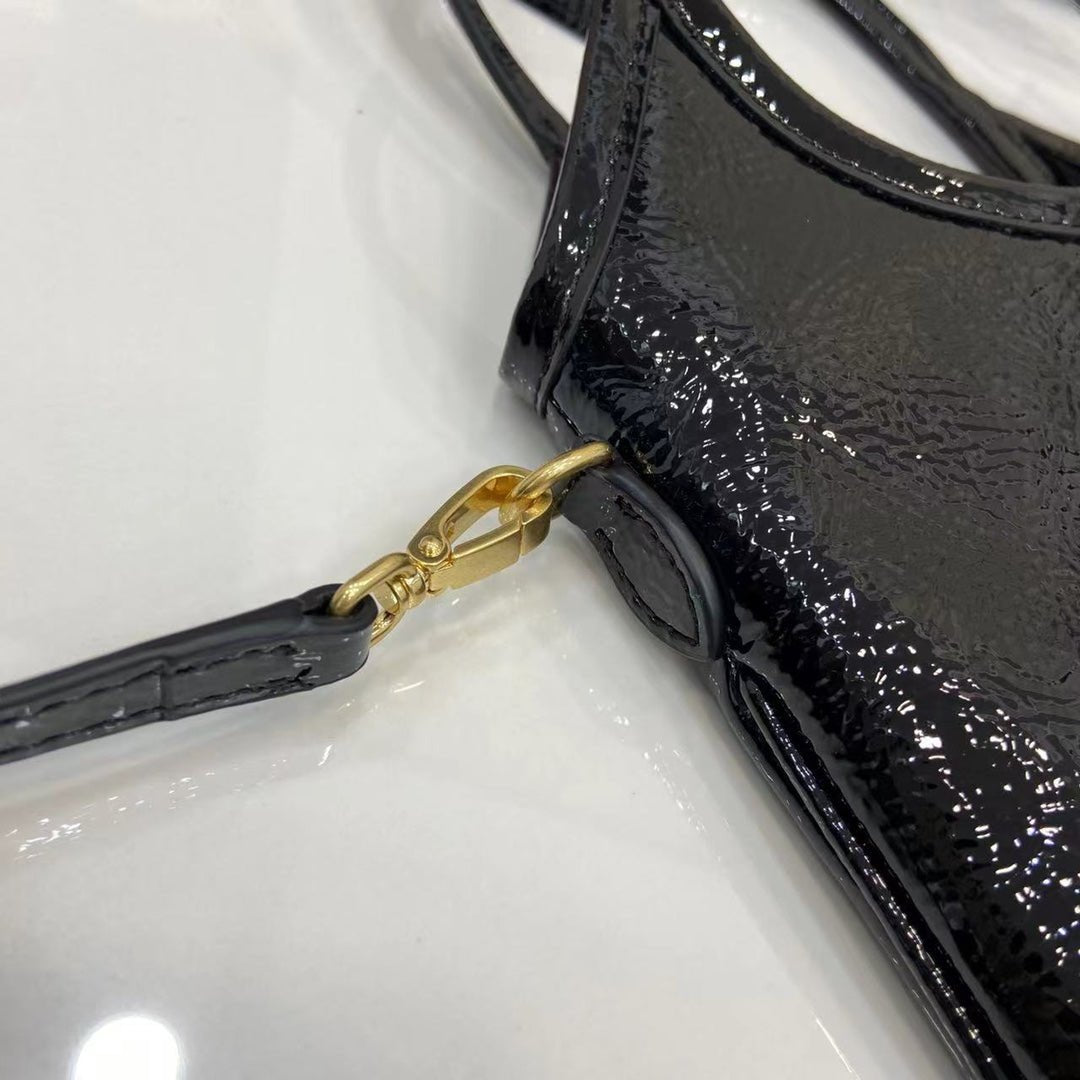 Ivy Patent Naplak Leather Tote Bag